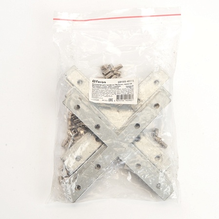 Соединитель X для профилей CAB, LD155 - фото