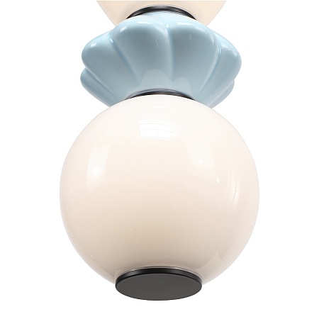 Светильник подвесной ST-Luce черный/розовый, зеленый, синий, опаловый LED 1*24W 3000K SL6134.433.01 - фото
