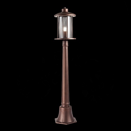 Светильник уличный наземный ST-Luce Темный кофе/Прозрачный, Темный кофе E27 1*60W SL080.415.01 - фото