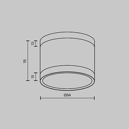 Потолочный светильник Technical C120CL-GX53-B - фото