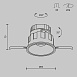 Встраиваемый светильник Technical DL057-10W3K-B - фото