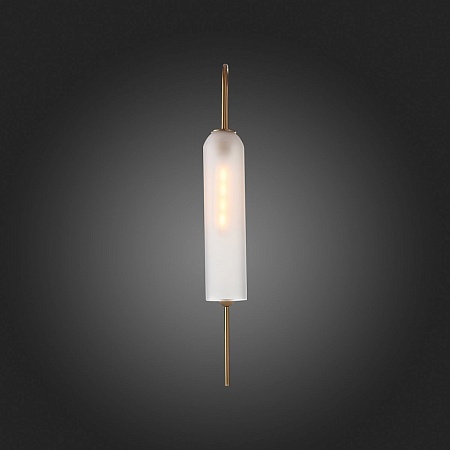Светильник настенный ST-Luce Латунь/Белый E27 1*60W SL1145.351.01 - фото