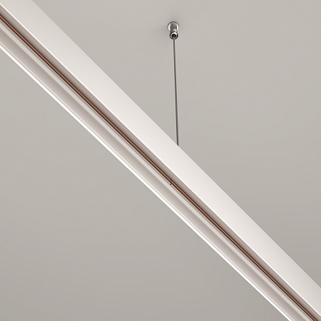 Трековая система Maytoni для натяжного потолка магнитная белая 400 TS-D-400-TR102-24W3K-W