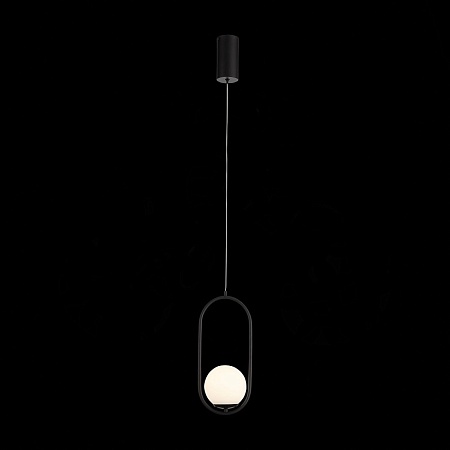 Подвес ST-Luce Черный/Белый LED 1*8W 4000K SL395.403.01 - фото