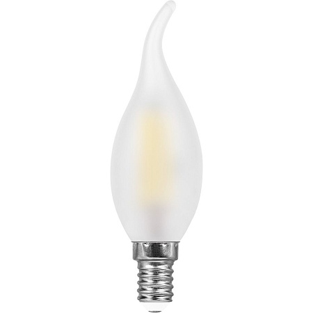 Лампа светодиодная Feron LB-74 Свеча на ветру E14 9W 230V 2700K - фото