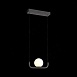 Светильник подвесной ST-Luce Черный/Белый LED 1*8W 3200K SL1581.403.01 - фото