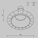 Встраиваемый светильник Technical DL126-GU10-TRS-MG - фото