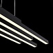 Люстра подвесная ST-Luce Черный/Белый,Черный LED 1*38W 3000K/4000K/6000K SL933.403.04 - фото
