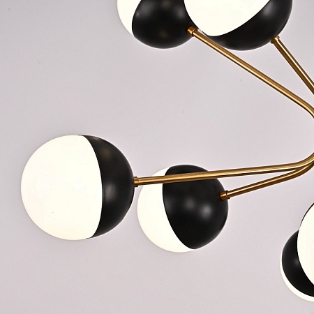 Люстра Agate Burst Chandelier 3 Round Pink D70 Imperiumloft 74967-22 - фото