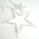 Светодиодная гирлянда Feron CL29 бахрома Звезды  3м  + 3м 230V 5000K, статичная, c питанием от сети, прозрачный шнур - фото