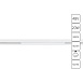 Магнитный трековый светильник Arte Lamp LINEA A4673PL-1WH - фото