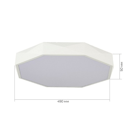 Светильник потолочный Белый/Белый LED 1*45W 3000K/4000K/6000K SLE200852-01 - фото