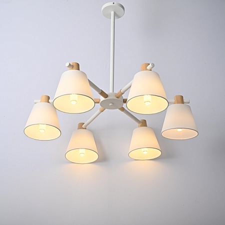 Потолочная Люстра На Штанге Natura A White 6 Imperiumloft 177987-26 - фото