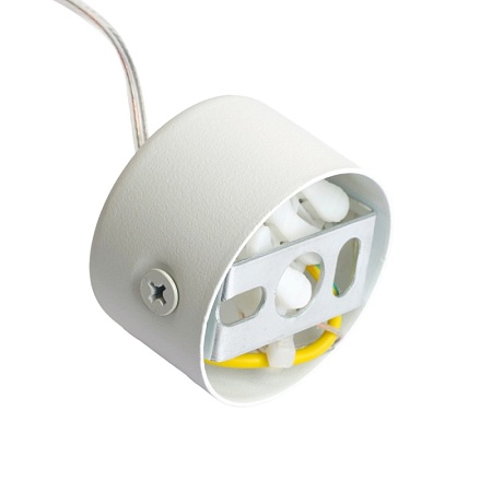 Светильник потолочный Feron ML1018 Barrel levitation на подвесе MR11 35W 230V, белый + золото 40*250 - фото