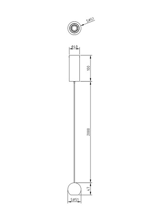 Подвесной светильник Technical Harmat P067PL-L5RG3K - фото