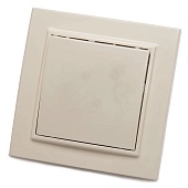 Выключатель 1-клавишный, STEKKER, PSW10-9003-02, 250В, 10А, серия Эрна, слоновая кость