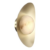 Светильник настенный ST-Luce Золотистый/Алебастр LED 1*7W 3000K SL6229.211.01