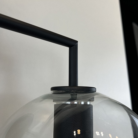 Бра Rh Utilitaire Globe Shade Double Sconce Black Imperiumloft 123272-22 - фото