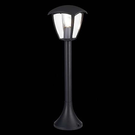 Светильник уличный наземный ST-Luce Черный/Черный, Прозрачный E27 1*40W SL081.405.01 - фото