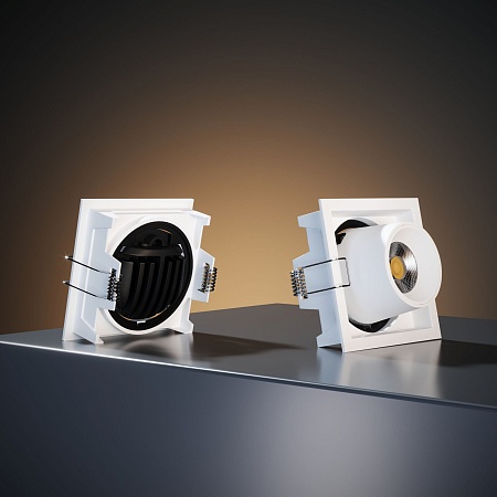 Потолочный светодиодный светильник поворотный Conner 8W 4000K белый 25087/LED Elektrostandard - фото