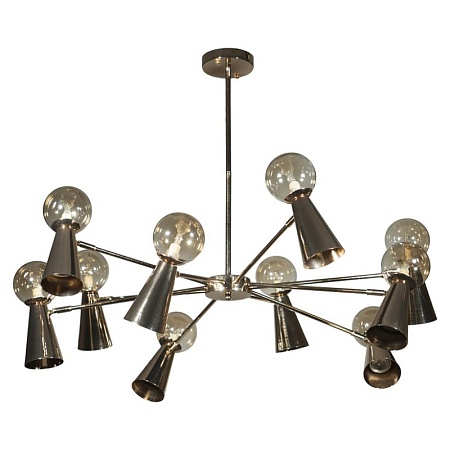 10046/10 Gold Люстра на штанге LOFT IT Halley - фото