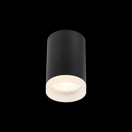 Светильник потолочный Черный GU10 1*50W IP20 D64xH99 220V Без ламп ST100.402.01 - фото