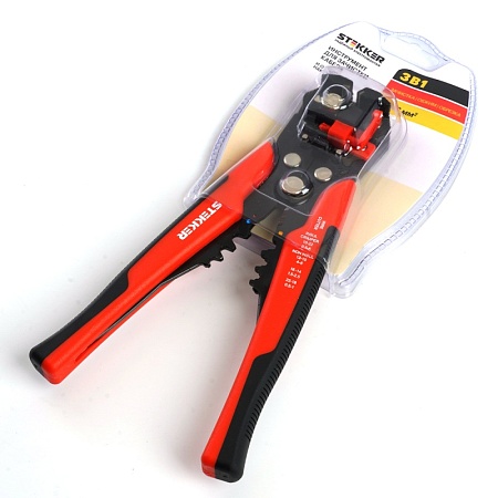 Автоматический многофункциональный инструмент для зачистки кабеля (стриппер) STEKKER, 0,5-6мм, WSC-001 - фото