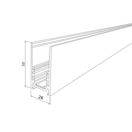 Slim Magnetic Шинопровод накладной черный (2 м) 85084/00 85084/00 Elektrostandard - фото