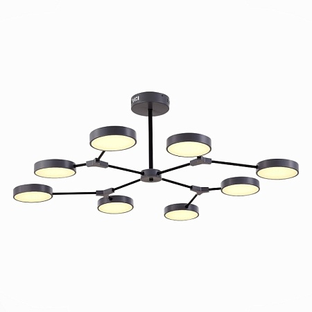 Светильник потолочный Серый,Черный/Серый LED 8*10W SLE6003-702-08 - фото