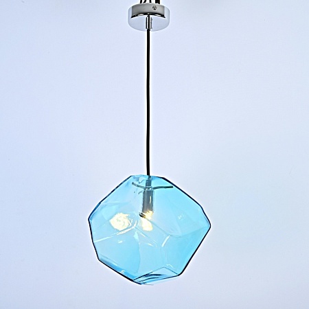 Подвесной Светильник Color Ice Cube Pendant Jevio 1 Голубой Imperiumloft 140781-26 - фото