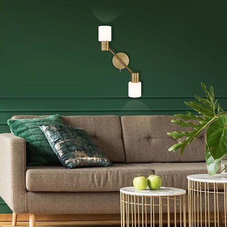 Настенный светильник Eurosvet 20089/2 бронза - фото