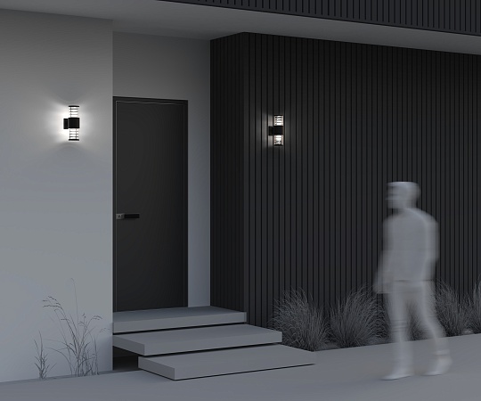 Настенный светильник (бра) Outdoor Bronx O576WL-02B - фото