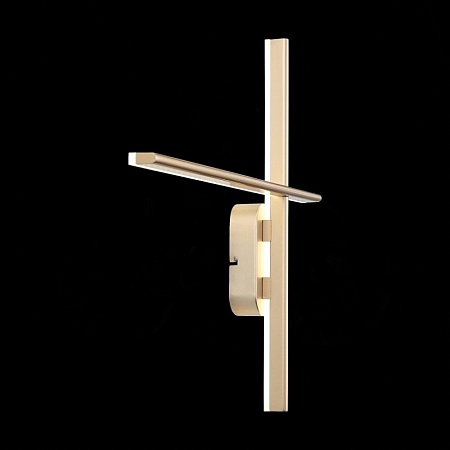 Светильник настенный ST-Luce Матовое золото/Белый LED 2*10W 4000K SL394.201.02 - фото