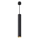 Светильник потолочный Feron ML1018 Barrel levitation на подвесе MR11 35W 230V, черный + золото 40*250 - фото