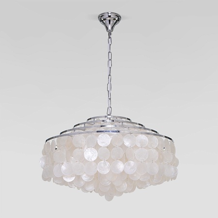 Подвесной светильник Eurosvet 3535/6 хром / перламутр - фото