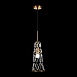 Светильник подвесной ST-Luce Золотистый/Золотистый, Прозрачный E27 1*60W SL1016.203.01 - фото