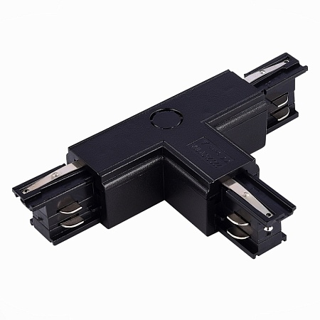 Т-образный токоподвод правый 1 для трехфазного шинопровода ST-Luce Черный ST030.409.16R1 - фото