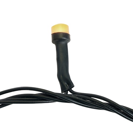 Светодиодная гирлянда на бобине Feron CL98 линейная 50м + 3м 230V 2700К, c питанием от сети, зеленый шнур - фото