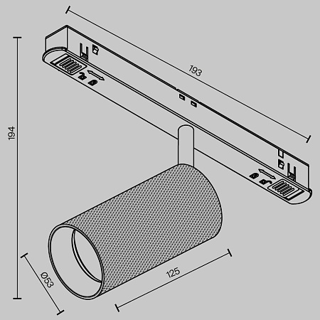 Трековый светильник Technical TR097-2-12W3K-M-BMG - фото