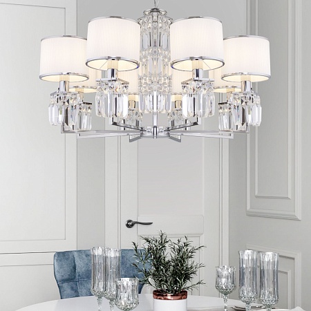 Подвесной светильник Eurosvet 10099/8 хром - фото