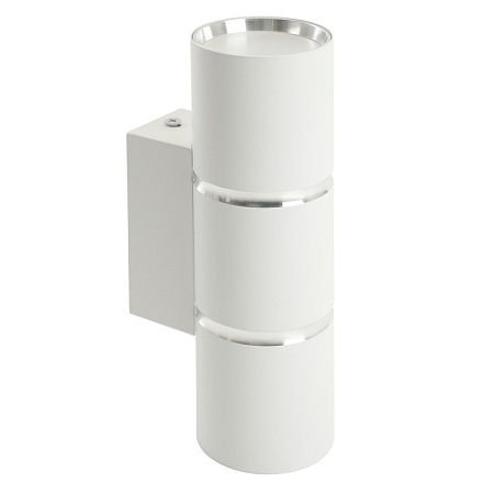 Светильник  настенный Feron ML1860 ZEN MR16 35W, 230V, 2*GU10, белый, хром IP20 - фото