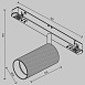 Трековый светильник Technical TR097-2-12W3K-M-BMG - фото