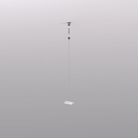 TR2127-WH Механический подвес для трека SMART BASE, IP20, 5м, белый, алюминий - фото