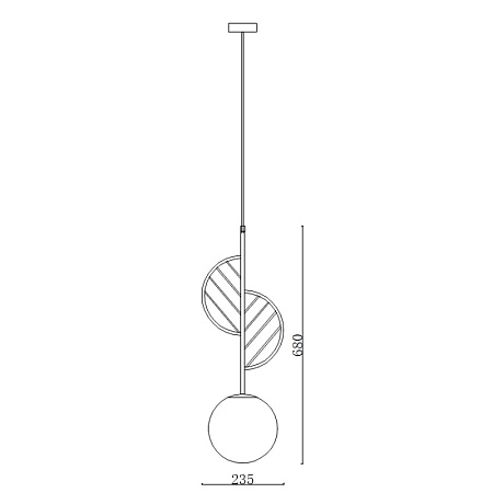 Подвесной Светильник Leaf A Голубой Imperiumloft 178148-26 - фото