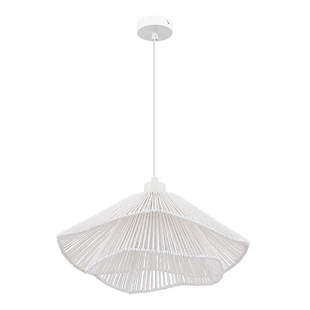 Светильник подвесной белый/белый E27 1*40W SLE6023-503-01 - фото