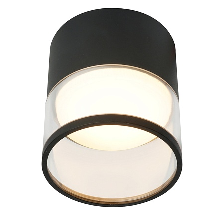 Светильник потолочный Feron HL454 HALO 12W, 230V, GX53, черный - фото