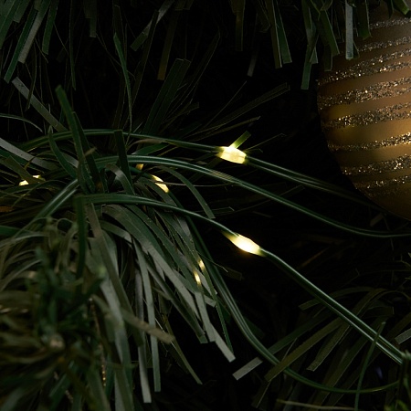 Светодиодная гирлянда Feron CL582 линейная Роса (на плоском проводе) 220V 2700K c питанием от сети - фото