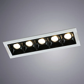 Точечный встраиваемый светильник Arte Lamp GRILL A3153PL-5BK