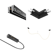 Трековая система Technical подвесная магнитная чёрная 150x150 TS-S-150-TR101-2-50W4K-B