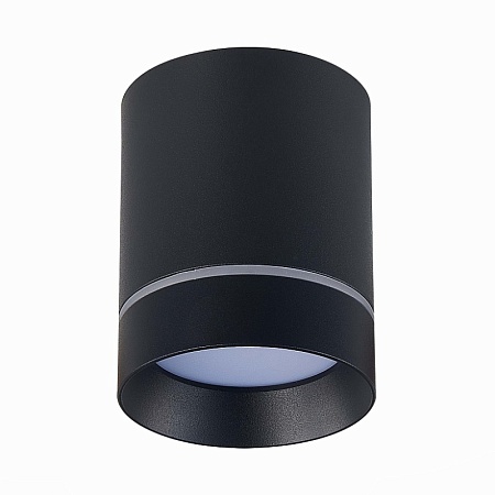 Светильник потолочный Черный LED 1*12W 4000K 840Lm Ra>90 120° IP20 D79xH100 170-240V ST115.442.12 - фото